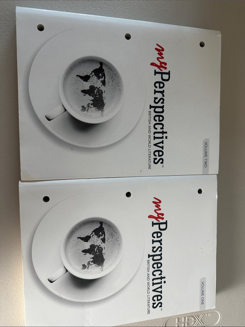 Pearson myPerspectives British and World Literature - Volume one and two